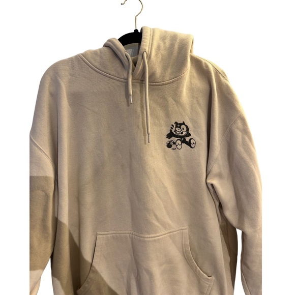 Felix the Cat Hoodie "Black Cats Rule" - Good Used Condition - Picture 1 of 8